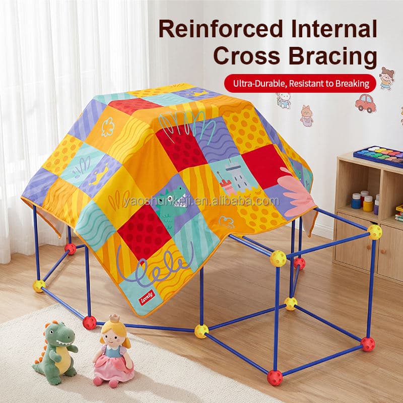 Intelligent Toy Fortress Building Blocks Set, a Children's Toy for Parents and Children to Play Together Fort Building Kit