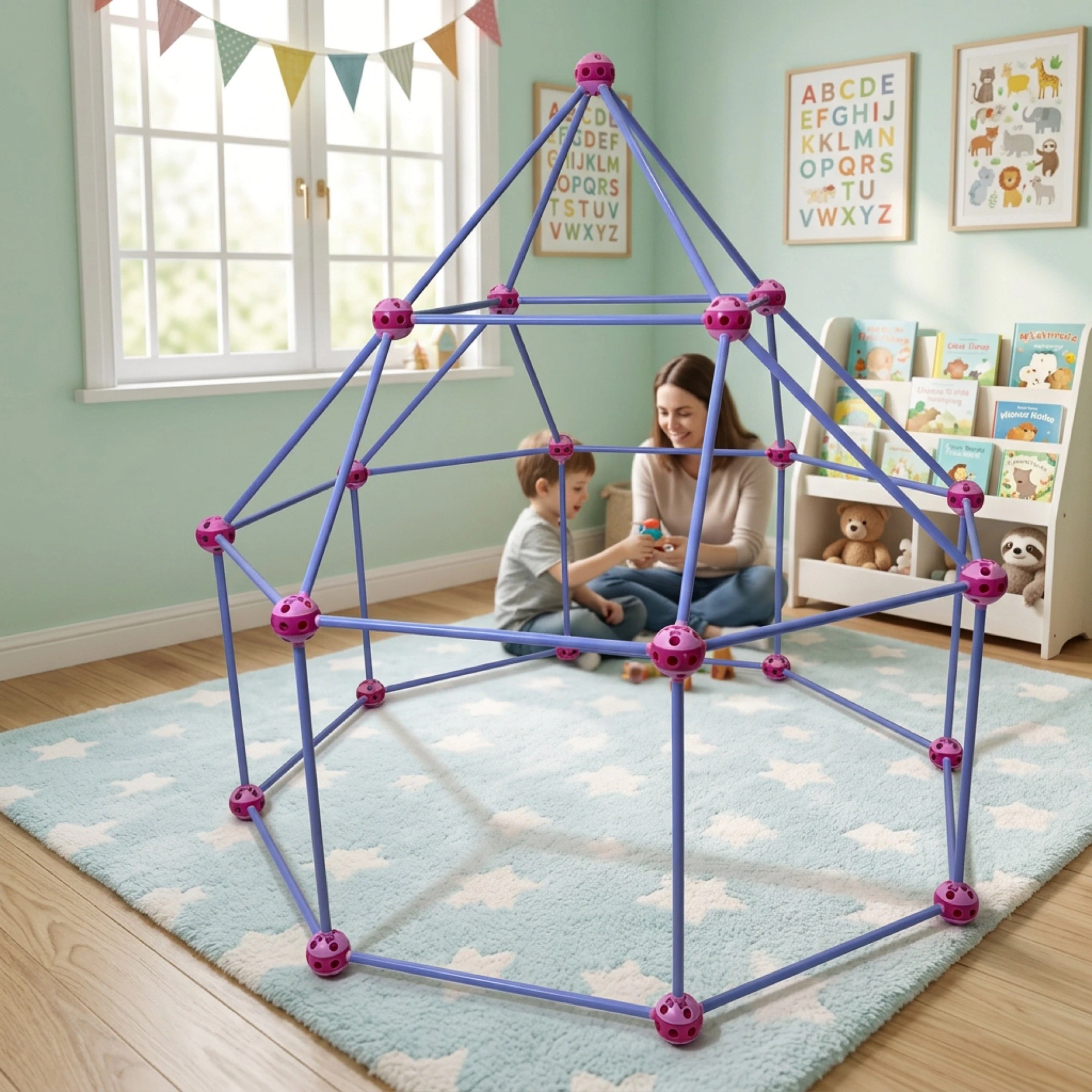 Hexagon Tent Structure 3