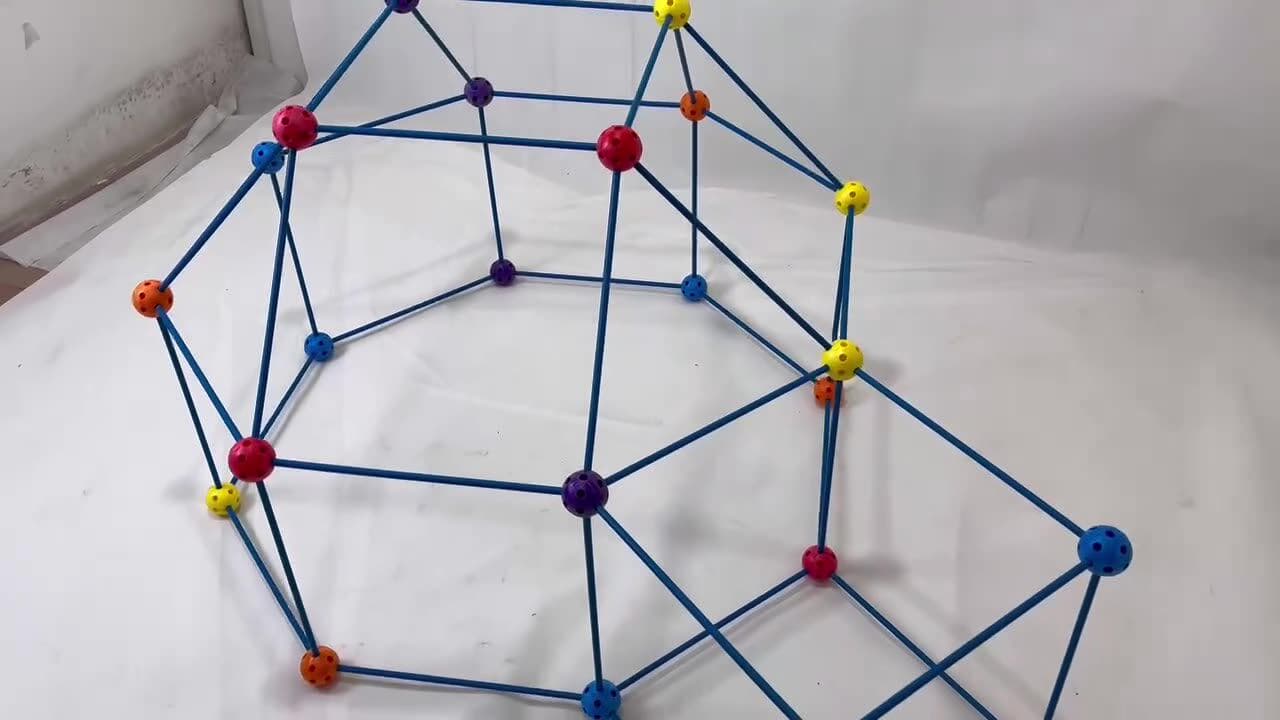 Kids 69-piece Fort Building Set